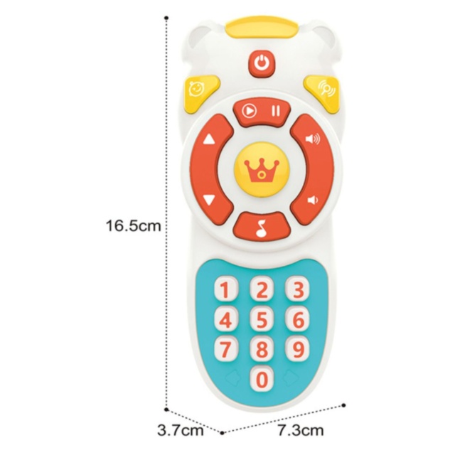 Telecomandă jucărie muzicală cu lumini pentru bebeluși