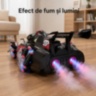 Mașinuță RC cu fum, lumini și mișcare 360°