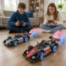 Mașinuță RC cu fum, lumini și mișcare 360°