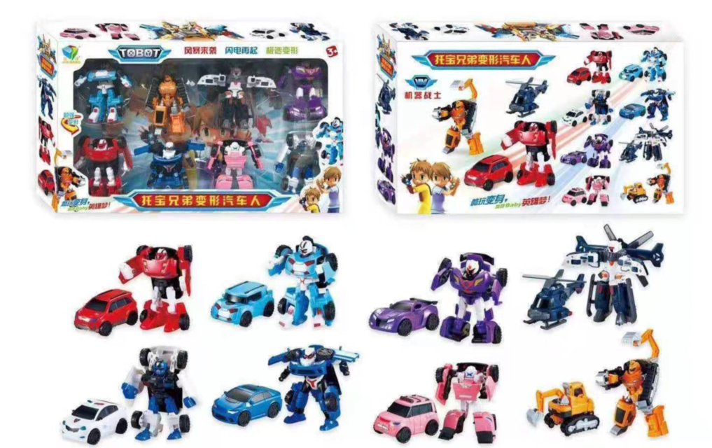 Set 8 Roboți Transformabili "TOBOT 8"