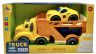 Camion cu Sunete și 2 Mașinuțe din Eco Plastic Reciclat