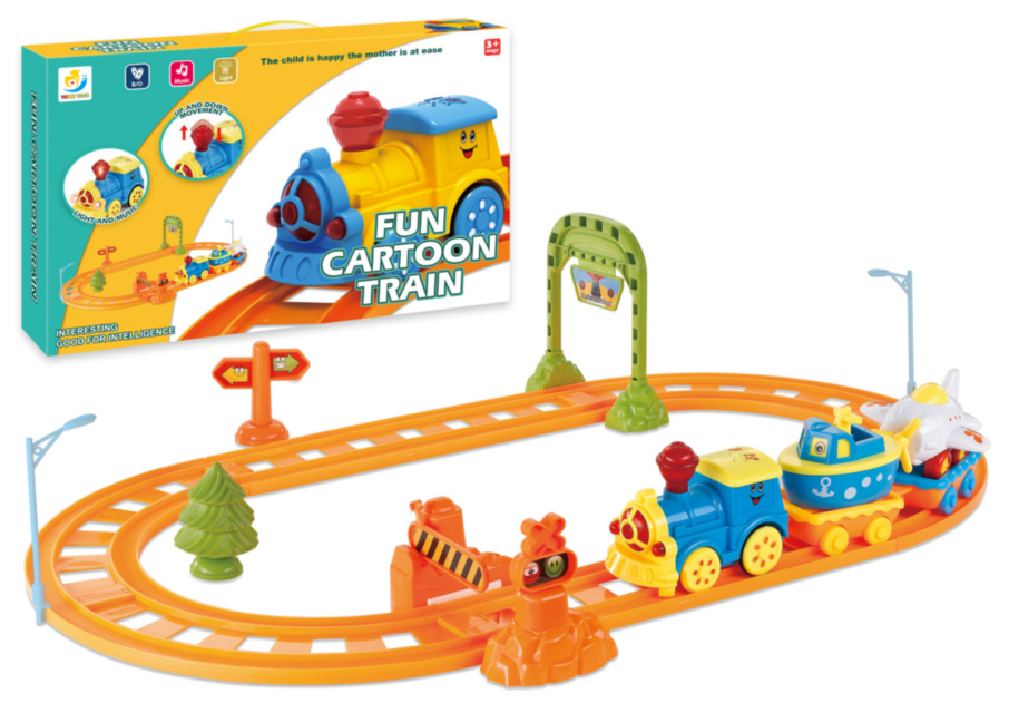 Trenuț Electric cu Cale Ferată, Sunete și Luminițe