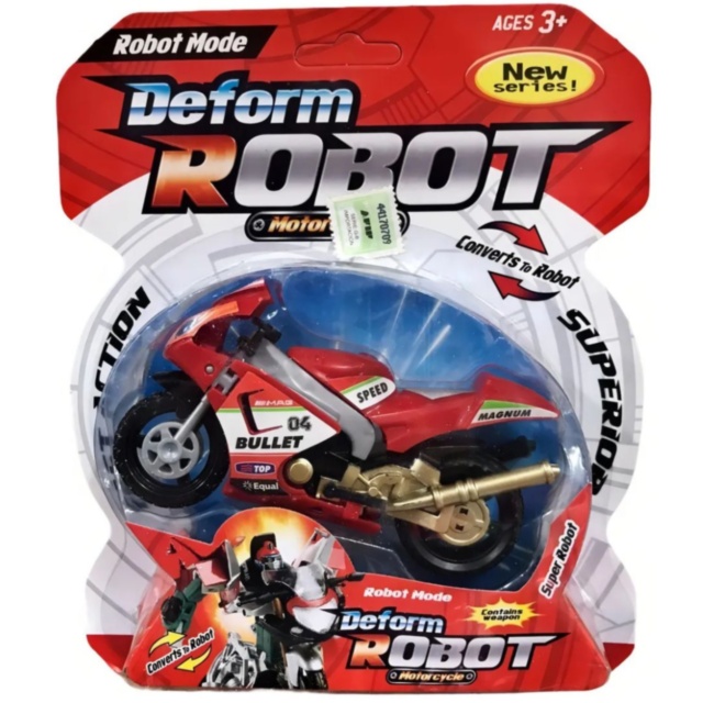 1buc. Motocicletă robot transformabilă jucărie pentru copii (culoare aleatorie)