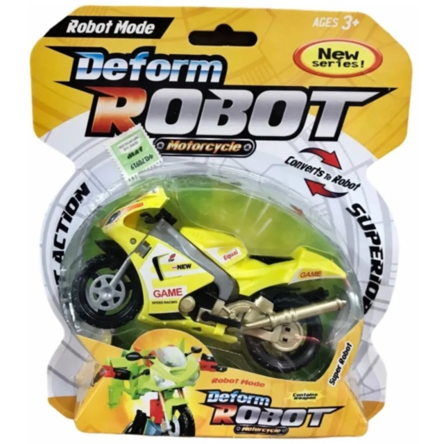 1buc. Motocicletă robot transformabilă jucărie pentru copii (culoare aleatorie)