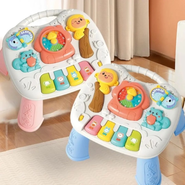 Măsuță Interactivă Muzicală pentru Bebeluși (culoare aleatorie)