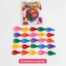 Set 25 de baloane colorate cu model steluțe