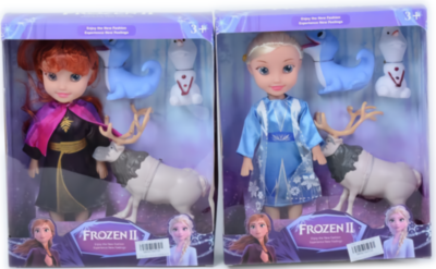 Păpușa Frozen Muzicală cu Olaf și Sven  | image