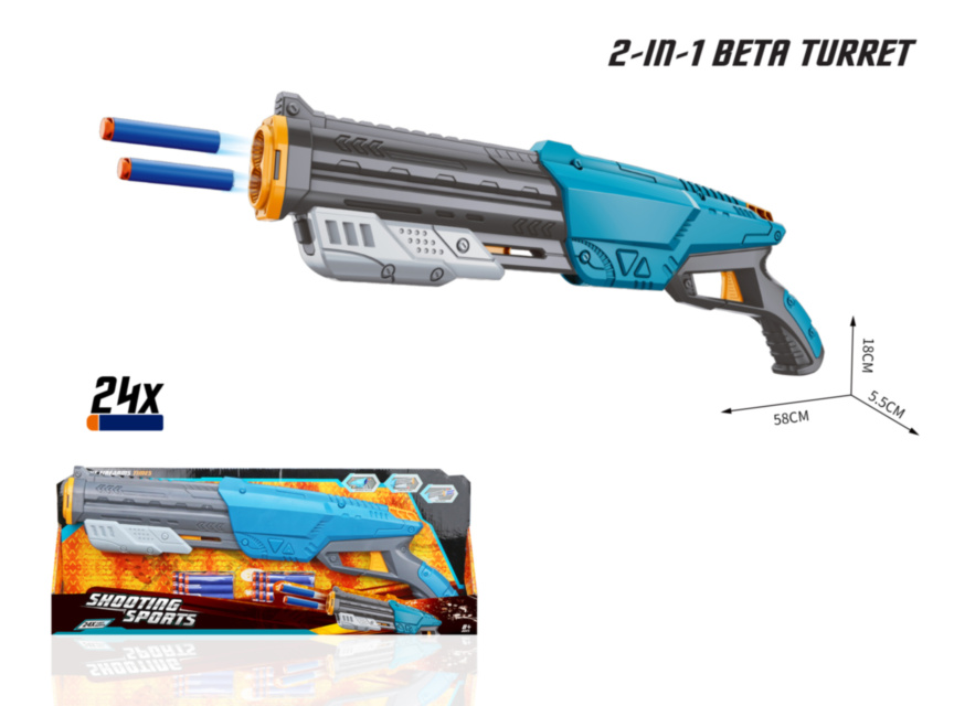 Pușca cu Gloanțe de Spumă, 24 cartușe