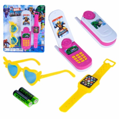 Telefon cu Efecte Sonore, Ceas de Mână și Ochelari de Soare | image