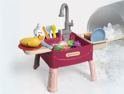 Set de Joacă Chiuvetă pentru Copii cu Apă Recirculabilă și Accesorii | image