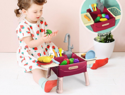 Set de Joacă Chiuvetă pentru Copii cu Apă Recirculabilă și Accesorii | image