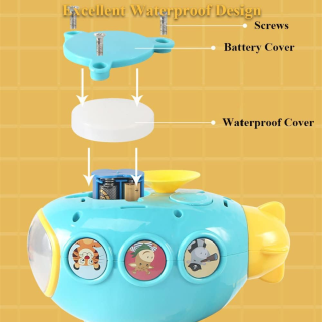 Jucărie Submarin cu Duș pentru Cadă (culoare aleatorie)