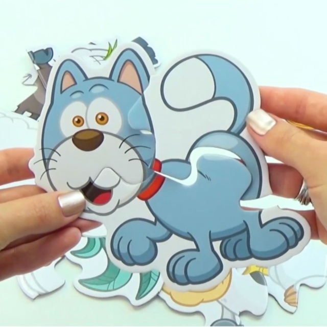 Puzzle Montessori Animale De Fermă 6-în-1 Pentru Copii