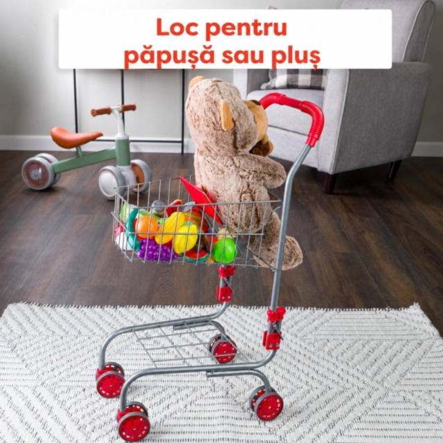 Cărucior de cumpărături pentru copii, joacă de rol