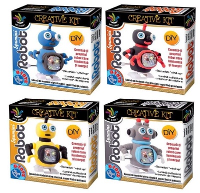 Spuma de modelat - Spumini Robot  joc creativ | image