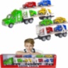 Mega Camion cu Trailer și 8 Mașinuțe, 83cm
