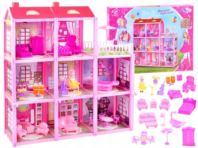 Mega Casa Barbie cu 3 Niveluri, 156 piese | image