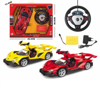 Mașina de Curse Teleghidată cu Baterii Reîncărcabile, 35cm | image