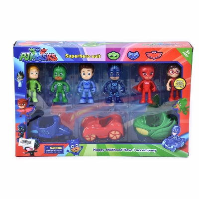 Eroii în Pijamale, set 6 Figurine și 3 Mașinuțe  | image