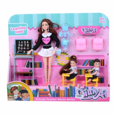 Barbie Profesoară cu Elevi și Accesorii | image
