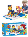 Mega Atelierul de Construcție cu Puzzle "Patrula Cățelușilor" cu Bormașină Electrică