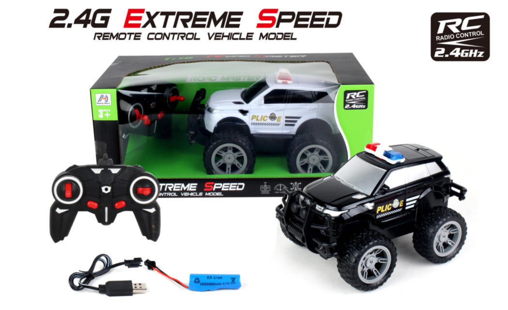 Mașina Off Road de Poliție Teleghidată cu Baterii Reîncărcabile