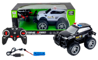 Mașina Off Road de Poliție Teleghidată cu Baterii Reîncărcabile | image