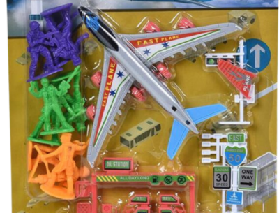 Set aeroport cu avion și accesorii – Aventuri în aer | image