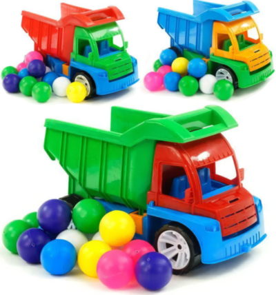 Camion Încărcat cu Bile Colorate, 36cm    | image