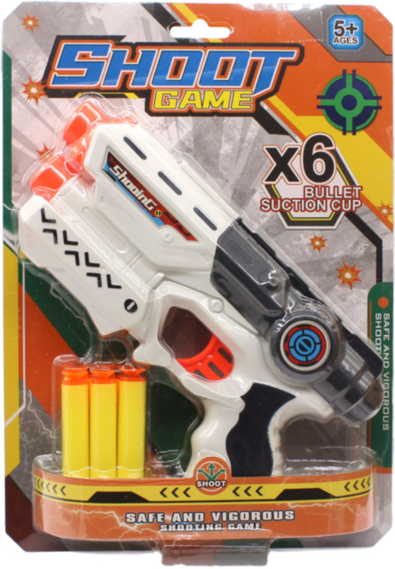 Pistol cu Gloanțe Moi cu Ventuză