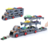Camion Transportor cu 8 Mașinuțe Metalice și Lansator