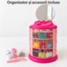 Set creativ pentru brățări cu mărgele și organizator