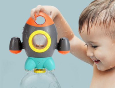 Jucărie de Baie Rachetă cu Jet de Apă (culoare aleatorie) | image