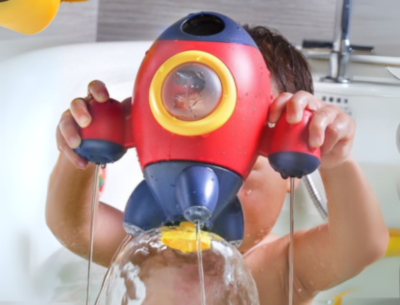 Jucărie de Baie Rachetă cu Jet de Apă (culoare aleatorie) | image