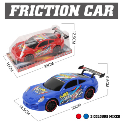 Mașinuță Sport Friction cu Mecanism Inerțial 30 cm (culoare aleatorie) | image