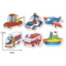 Puzzle Montessori Vehicule de Salvare 6 în 1