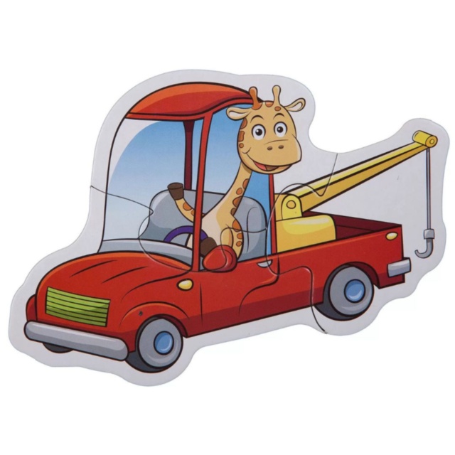 Puzzle Montessori Vehicule de Salvare 6 în 1