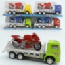 Camion Platformă Transport Motocicletă de Jucărie Copii (culoare aleatorie)