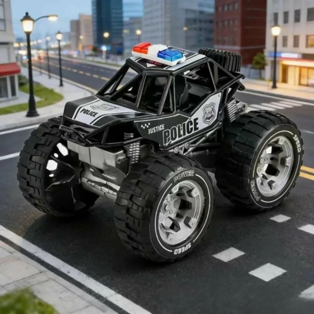 Mașină Off-Road Poliție pentru Copii (culoare aleatorie)