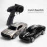 Mașinuță RC 1:20 cu telecomandă, lumini și conuri