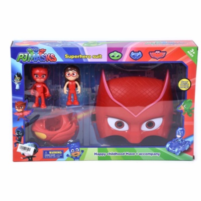 Set Mască, 2 Figurine și Mașinuța Eroii in Pijama  | image