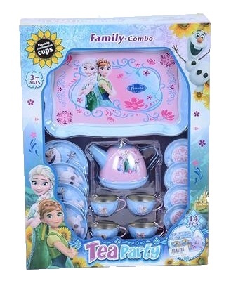 Set pentru Micul Dejun Frozen din 14 Piese, Metalic | image