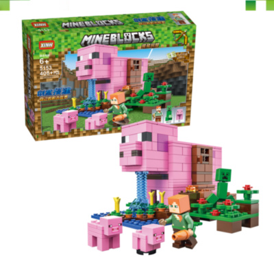 Set Minecraft, Casa Purcelușilor, 408 piese | image