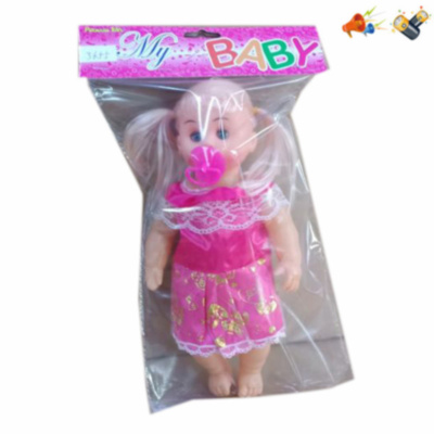 Păpușă Plângăcioasă cu Suzetă, 34cm | image