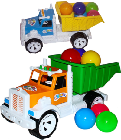 Camion Încărcat cu Bile Colorate, 43cm  | image