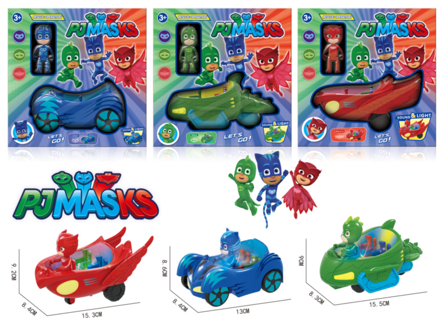 Eroii în Pijamale, Figurină cu Mașinuță, PJ Masks