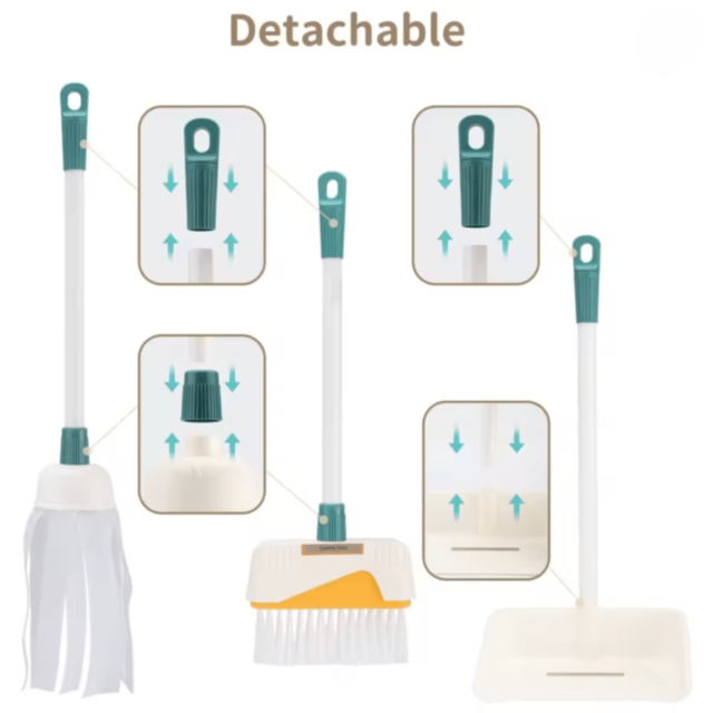 Set Jucărie de Curățenie Clean Time – Mop, Găleată și Accesorii pentru Copii