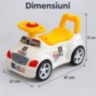 Mașinuță ride-on 2 în 1 cu oliță și muzică