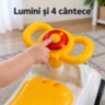 Mașinuță ride-on 2 în 1 cu oliță și muzică