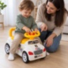 Mașinuță ride-on 2 în 1 cu oliță și muzică